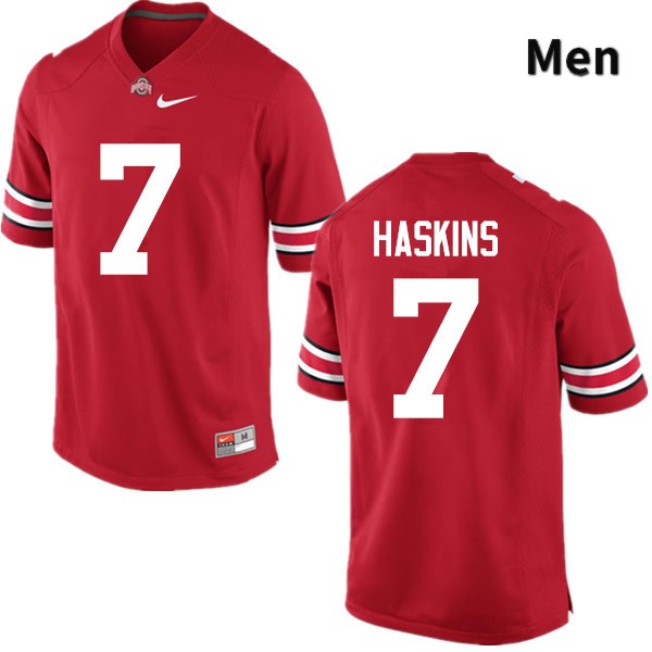 Ohio State Buckeyes Dwayne Haskins Men's #7 Red Game Stitched College Football Jersey